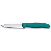 GEMÜSEMESSER Swiss Classic  - Silberfarben/Grün, Basics, Kunststoff/Metall (18,9/2,0cm) - Victorinox