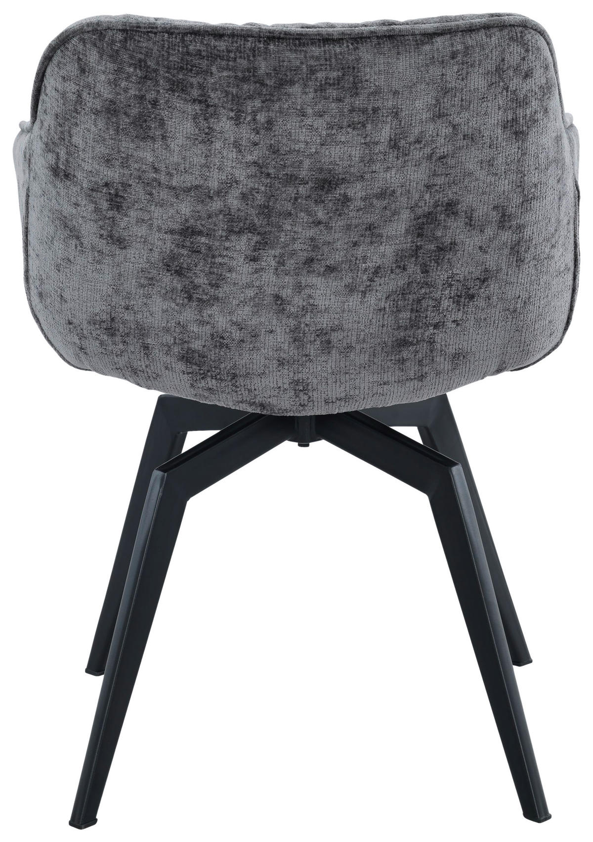 KAROSSZÉK szürke, fekete  - fekete/szürke, Modern, textil/fém (59,5/84/63,5cm) - Livetastic