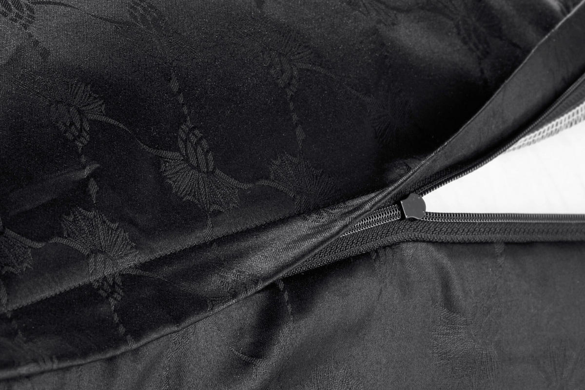 POVLEČENÍ, makosatén, černá, 135/200 cm  - černá, Design, textil (135/200cm) - Joop!