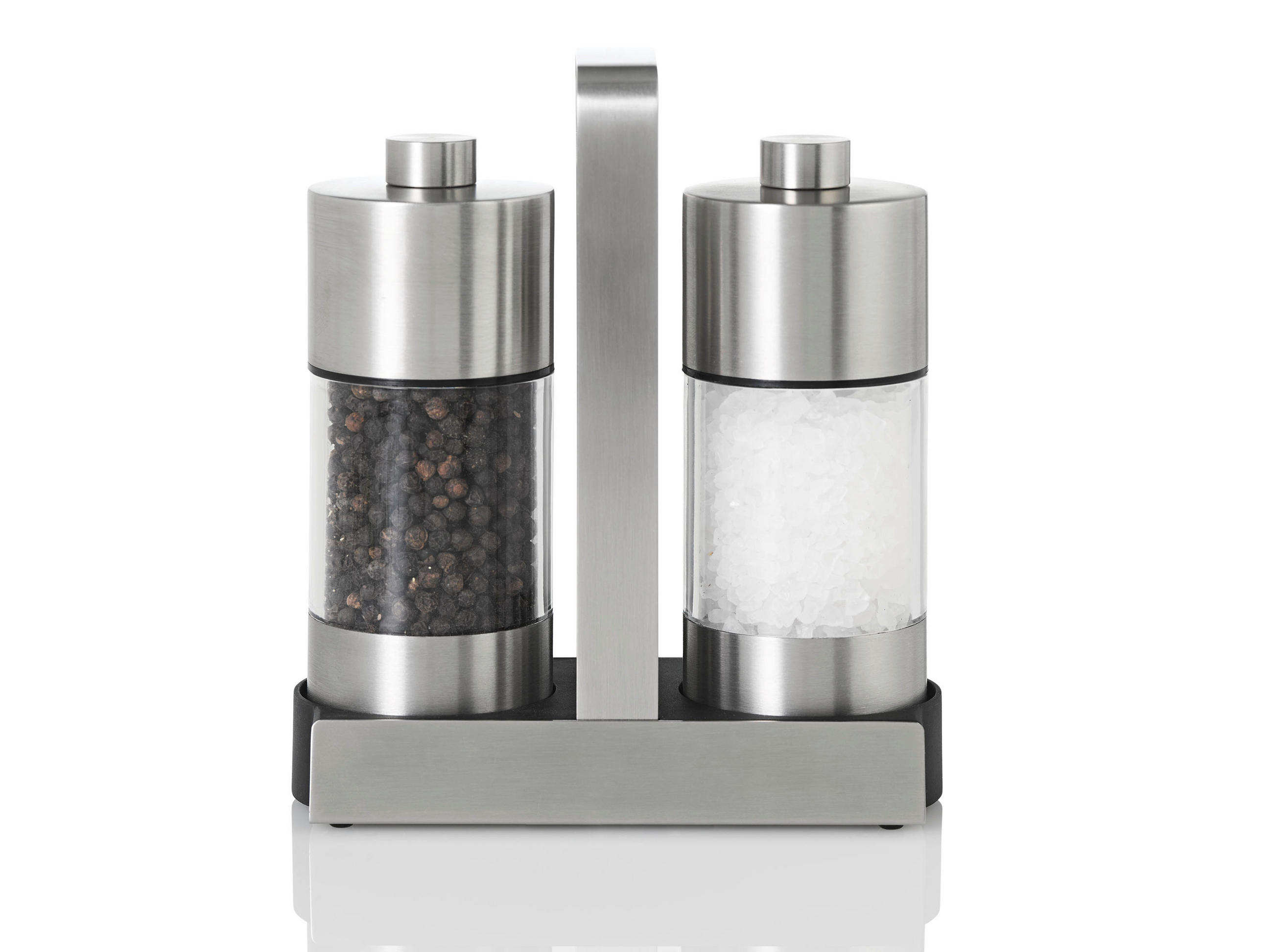 GEWÜRZMÜHLE  - Klar/Edelstahlfarben, Design, Keramik/Kunststoff (17,5/7,2/15cm) - AdHoc