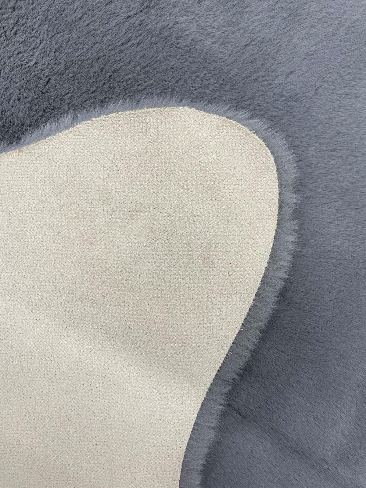 KUNSTFELL 60/90 cm Grau  - Grau, KONVENTIONELL, Textil (60/90cm) - Novel