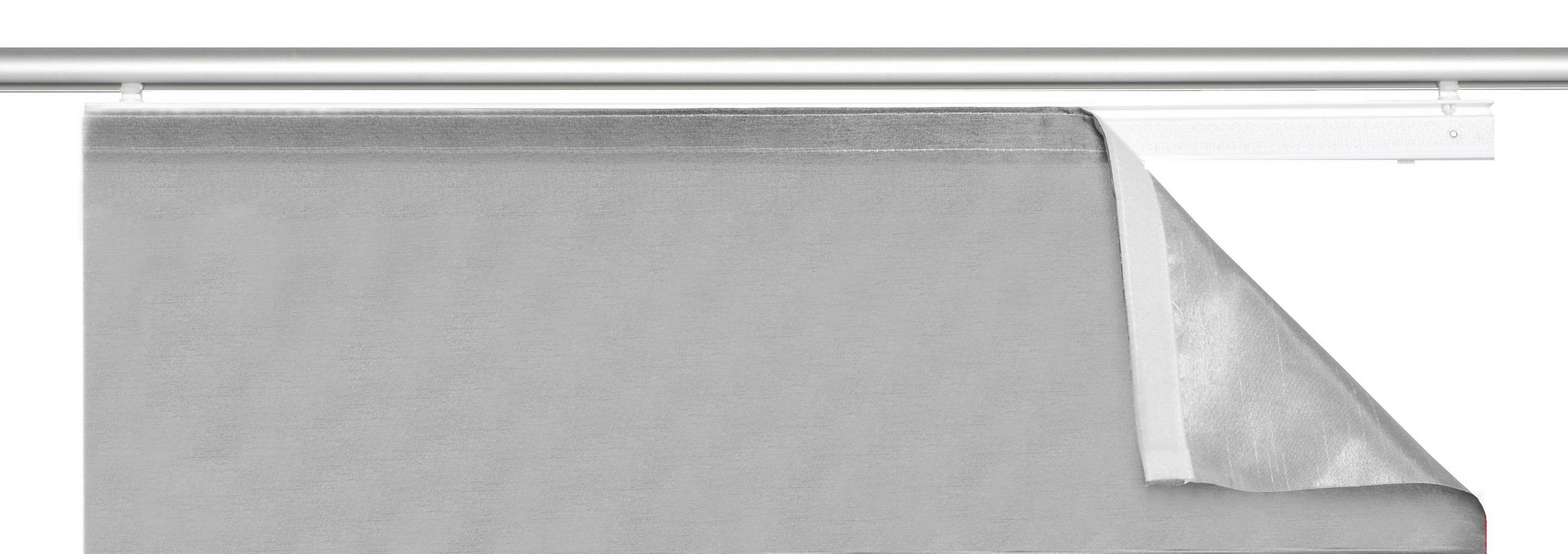FLÄCHENVORHANG MAGNENE, 3-TLG. in Rosa blickdicht  - Rosa, Basics, Textil (3x60/245cm)