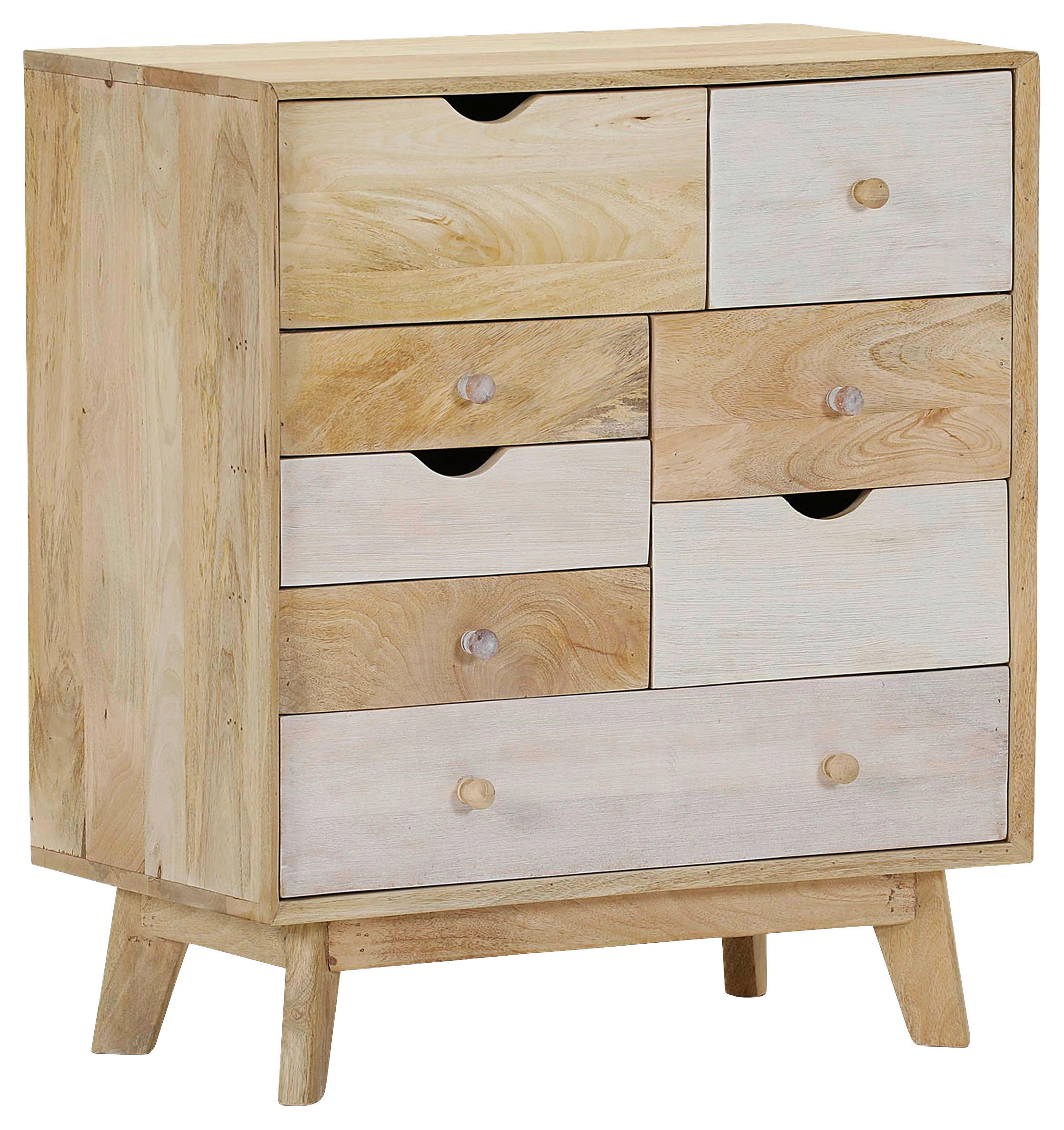 KOMMODE Kata  in 70/80/41 cm  - Naturfarben/Weiß, Design, Holz (70/80/41cm) - Landscape