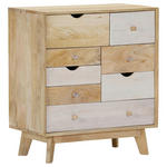 KOMMODE Kata  in 70/80/41 cm  - Naturfarben/Weiß, Design, Holz (70/80/41cm) - Landscape