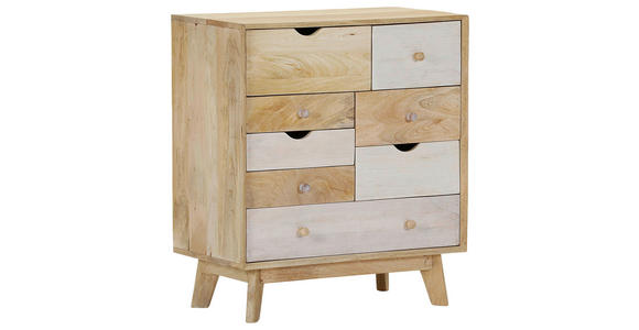 KOMMODE Kata  in 70/80/41 cm  - Naturfarben/Weiß, Design, Holz (70/80/41cm) - Landscape