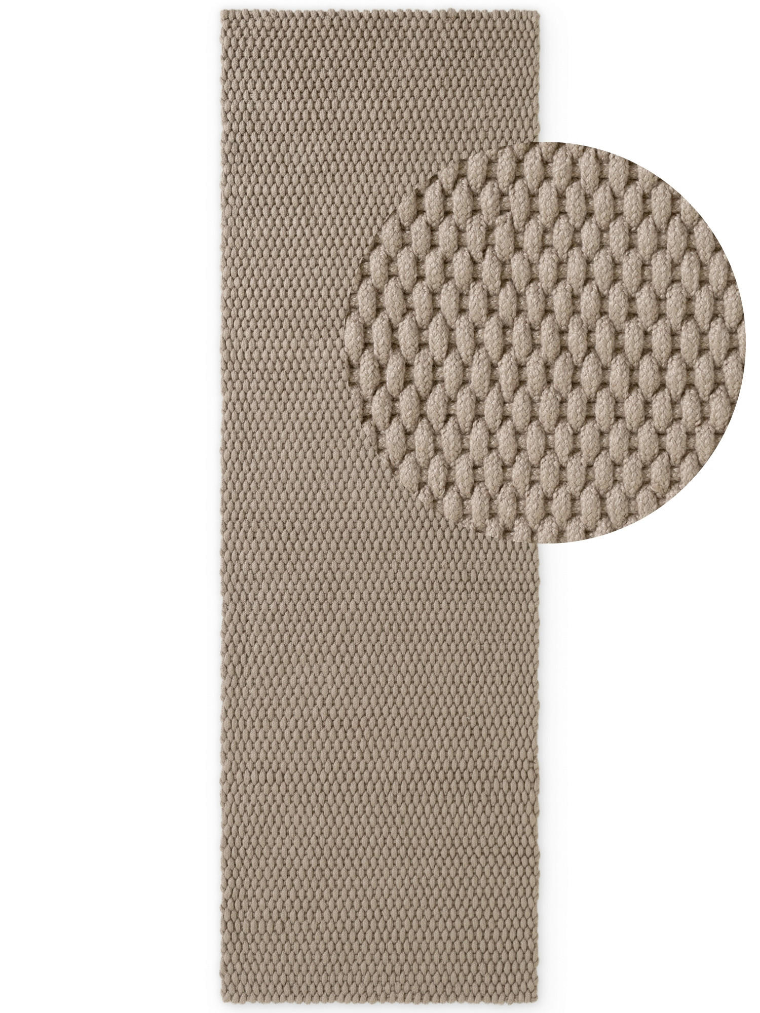 LÄUFER 80/250 cm Southwark Beige, Greige  - Greige/Beige, Basics, Textil (80/250cm) - Ted Baker