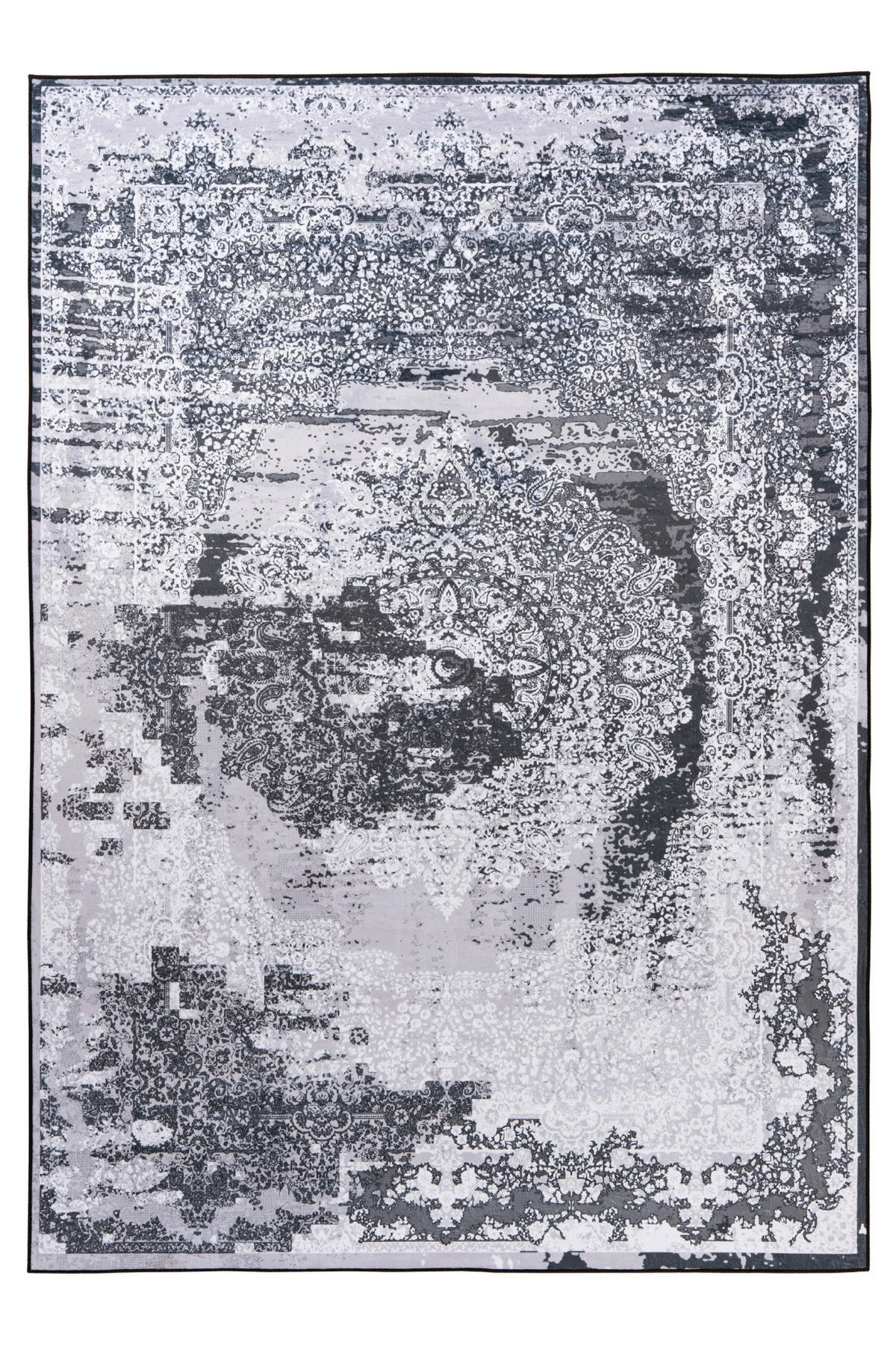 FLACHWEBETEPPICH 120/170 cm My Tampa  - Grau, Design, Textil (120/170cm)
