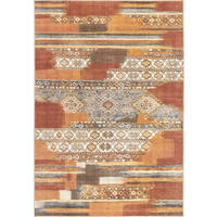 VINTAGE-TEPPICH 200/290 cm CORTEA MYFAR, waschbar Nickelfarben, Greige, Cognac rechteckig  - Greige/Cognac, Design, Kunststoff/Textil (200/290cm) - Lindorug