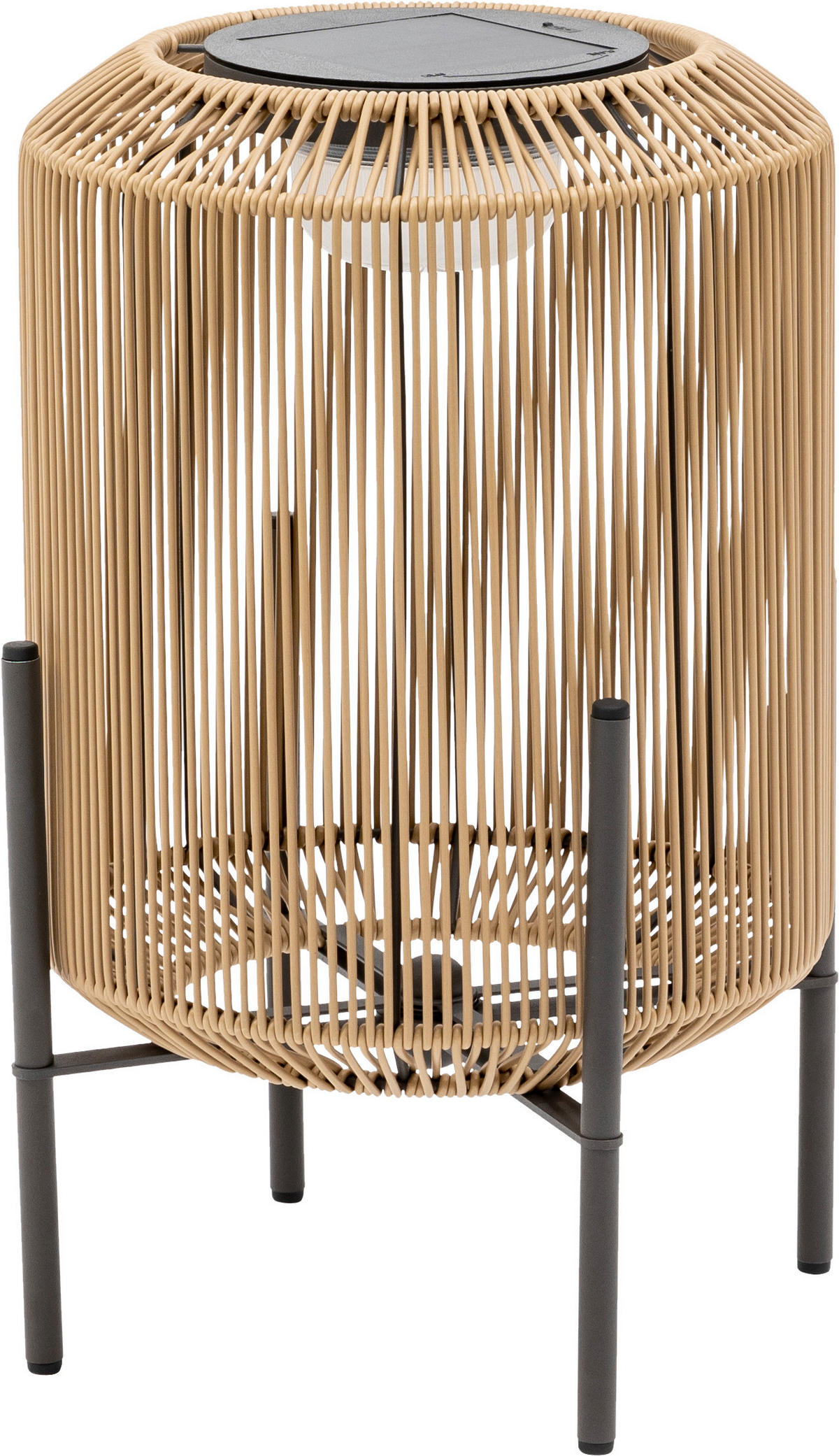 SOLARLEUCHTE  - Naturfarben, Design, Kunststoff/Metall (30/43/30cm) - Ambia Garden