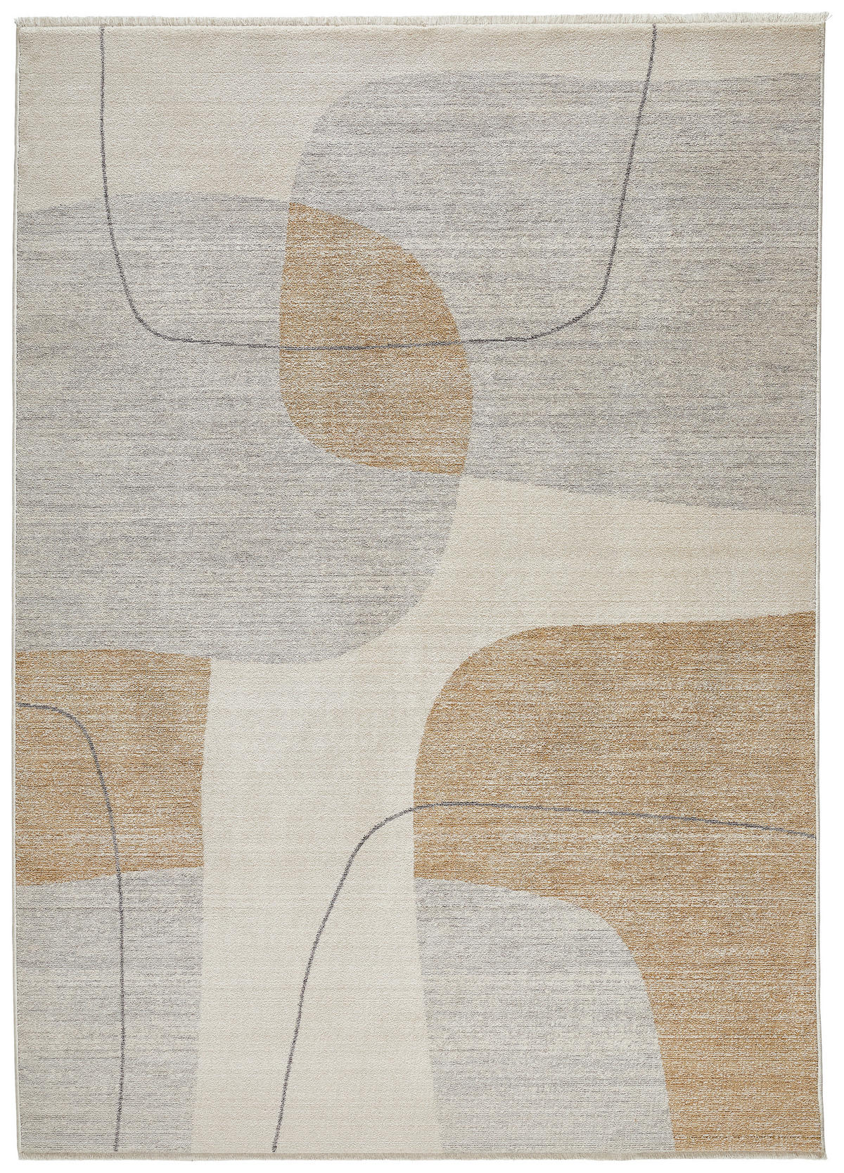 WEBTEPPICH 133/200 cm Columbus Gelb  - Gelb, Design, Textil (133/200cm) - Novel