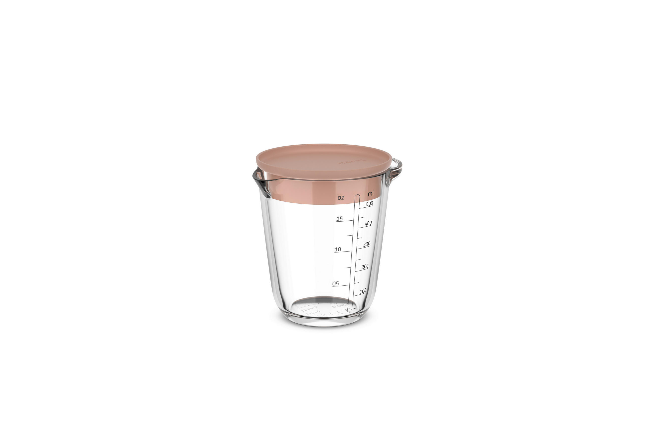 ODMĚRKA - průhledné/krémová, Konvenční, plast/sklo (500ml) - Mepal