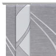 FLÄCHENVORHANG in Grau transparent  - Grau, Design, Textil (60/255cm) - Novel