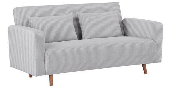 SCHLAFSOFA Cord Beige - Beige/Naturfarben, Design, Holz/Textil (167/81/90cm) - Carryhome