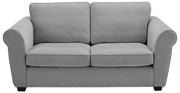 2,5-SITZER  in Chenille Grau  - Schwarz/Grau, KONVENTIONELL, Kunststoff/Textil (196/88/86cm) - Carryhome
