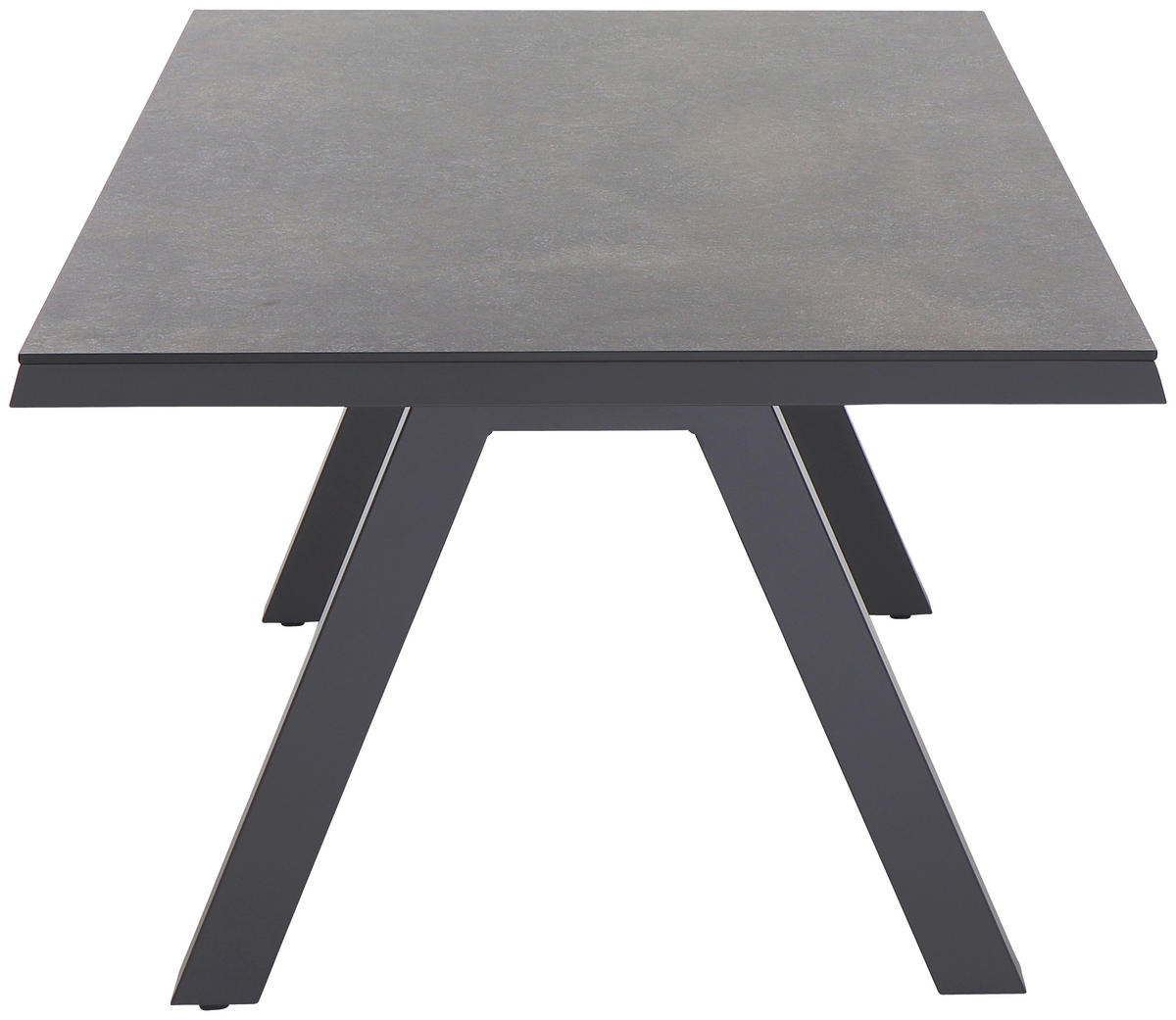GARTENTISCH 200/100/74 cm Metall rechteckig  - Anthrazit/Titanfarben, Basics, Kunststoff/Metall (200/100/74cm) - Siena Garden