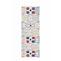 GOLVLÖPARE 80/150 cm Empire  - champagne/multicolor, Basics, textil (80/150cm) - Kayoom