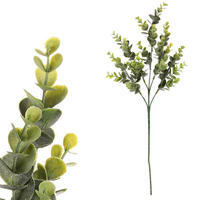 UMĚLÁ KVĚTINA 62 cm - zelená, Basics, plast (62cm)