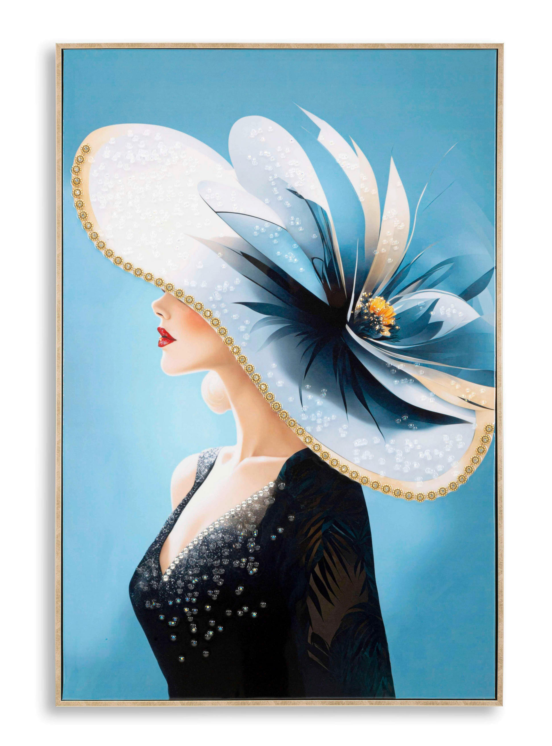 LEINWANDBILD Frauen  - Goldfarben, Basics, Holz/Kunststoff (62/92/4cm)