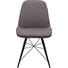 STUHL in Metall, Textil Grau, Schwarz - Schwarz/Grau, Design, Textil/Metall (60/86/58cm) - Carryhome STUHL in Metall, Textil Grau, Schwarz - Schwarz/Grau, Design, Textil/Metall (60/86/58cm) - Carryhome
