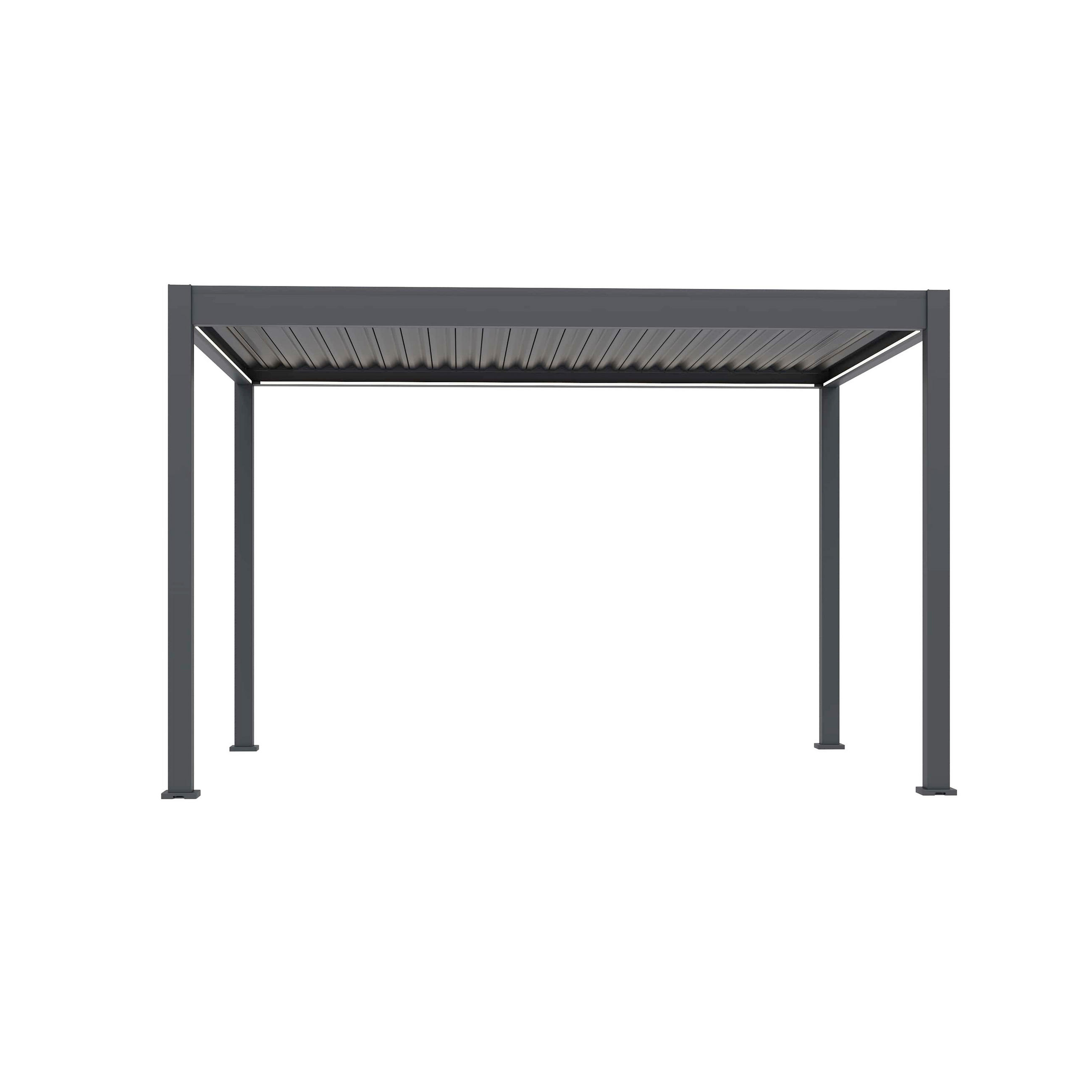 PERGOLA 300/400/255 cm   - Graphitfarben, Basics, Metall (300/400/255cm) - Gardenson