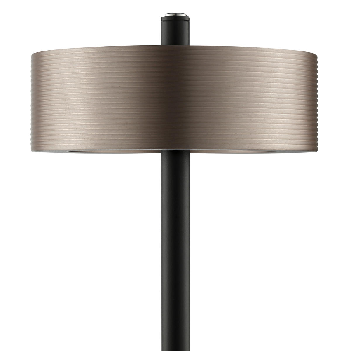 LED-TISCHLEUCHTE - Schwarz/Braun, Design, Metall (15/45cm) - Brilliant
