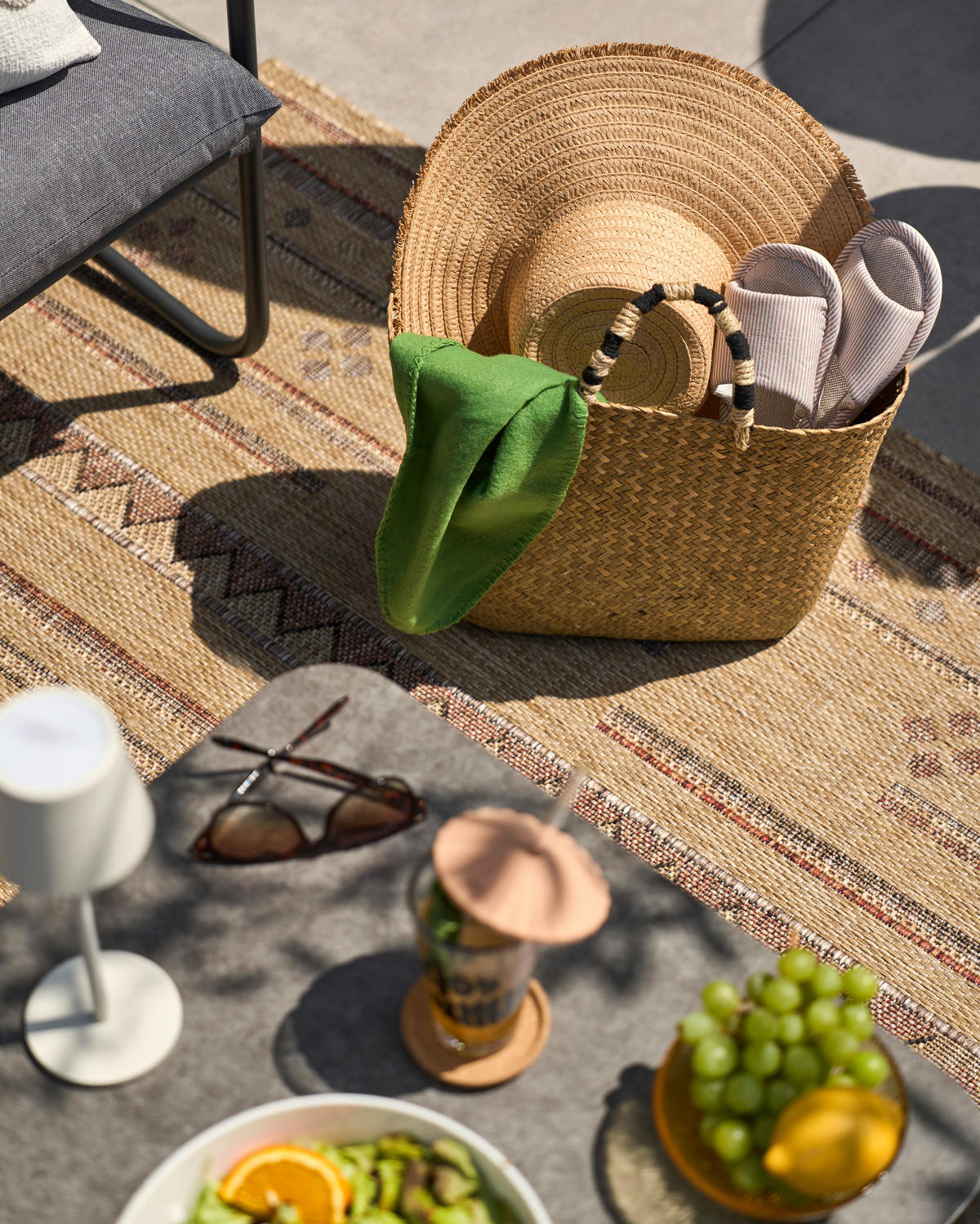 UTESET  - grå/antracit, Design, metall/glas - Ambia Garden