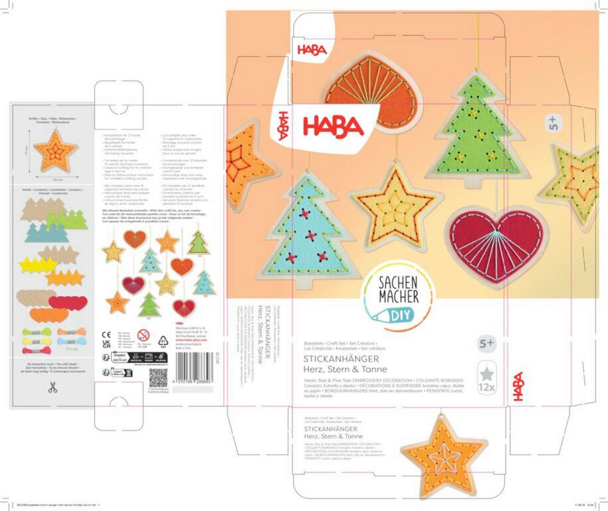BASTELSET  - Multicolor, Basics, Holz (17,7/24,7/5,6cm) - Haba