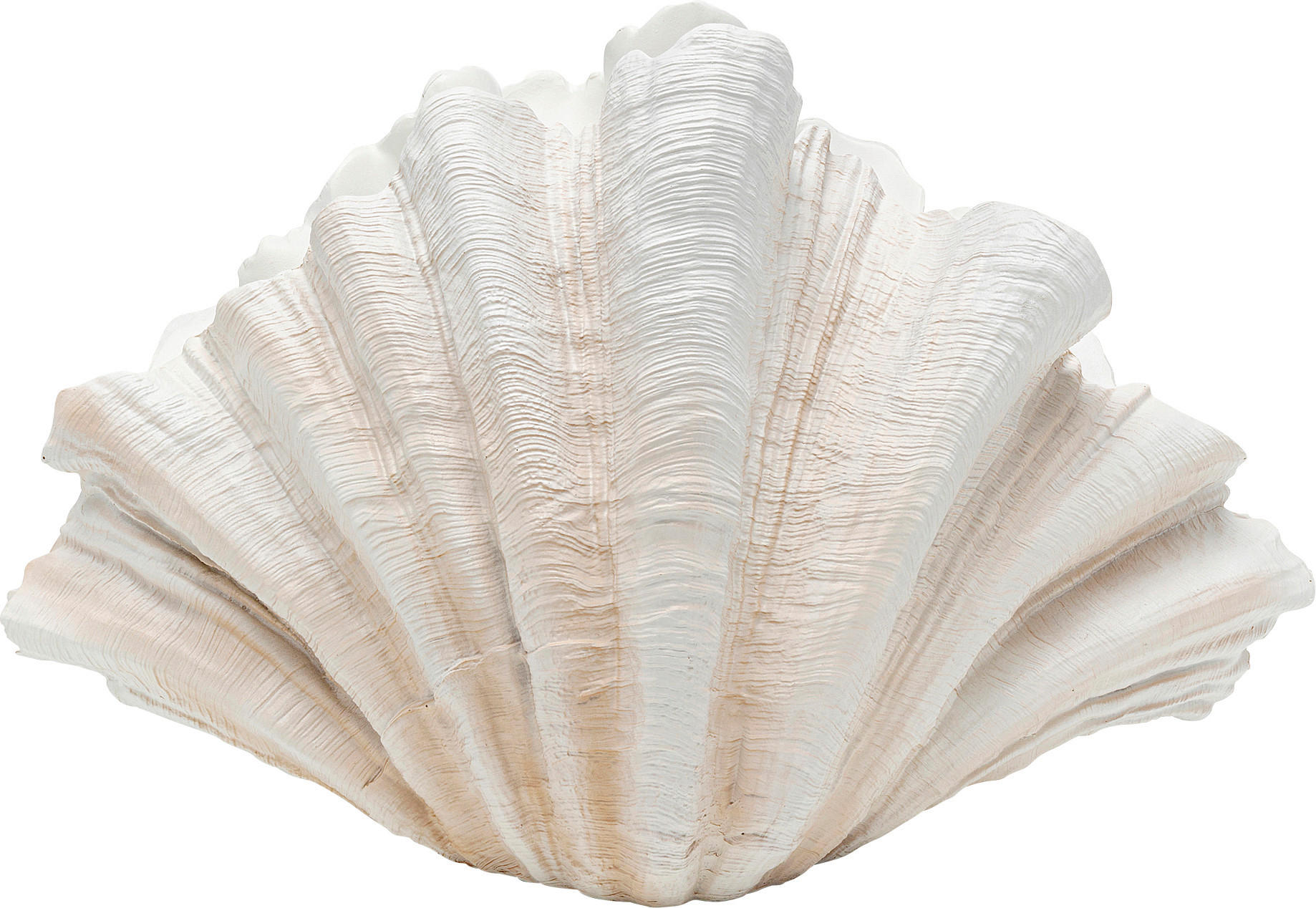 Thumbnail - Kare-Design Vase, Grauweiß, Stein, 36x57x31 cm, zum Stellen, Dekoration, Vasen