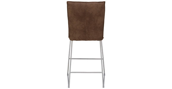 TRESENSTUHL Mikrofaser Schlammfarben, Edelstahlfarben Edelstahl - Schlammfarben/Edelstahlfarben, Design, Textil/Metall (56/98/62cm) - Valnatura