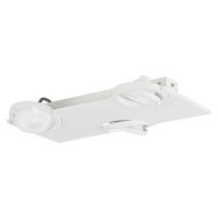 DECKENLEUCHTE Brea 42/29/6 cm   - Weiß, Design, Glas/Metall (42/29/6cm) - Eglo