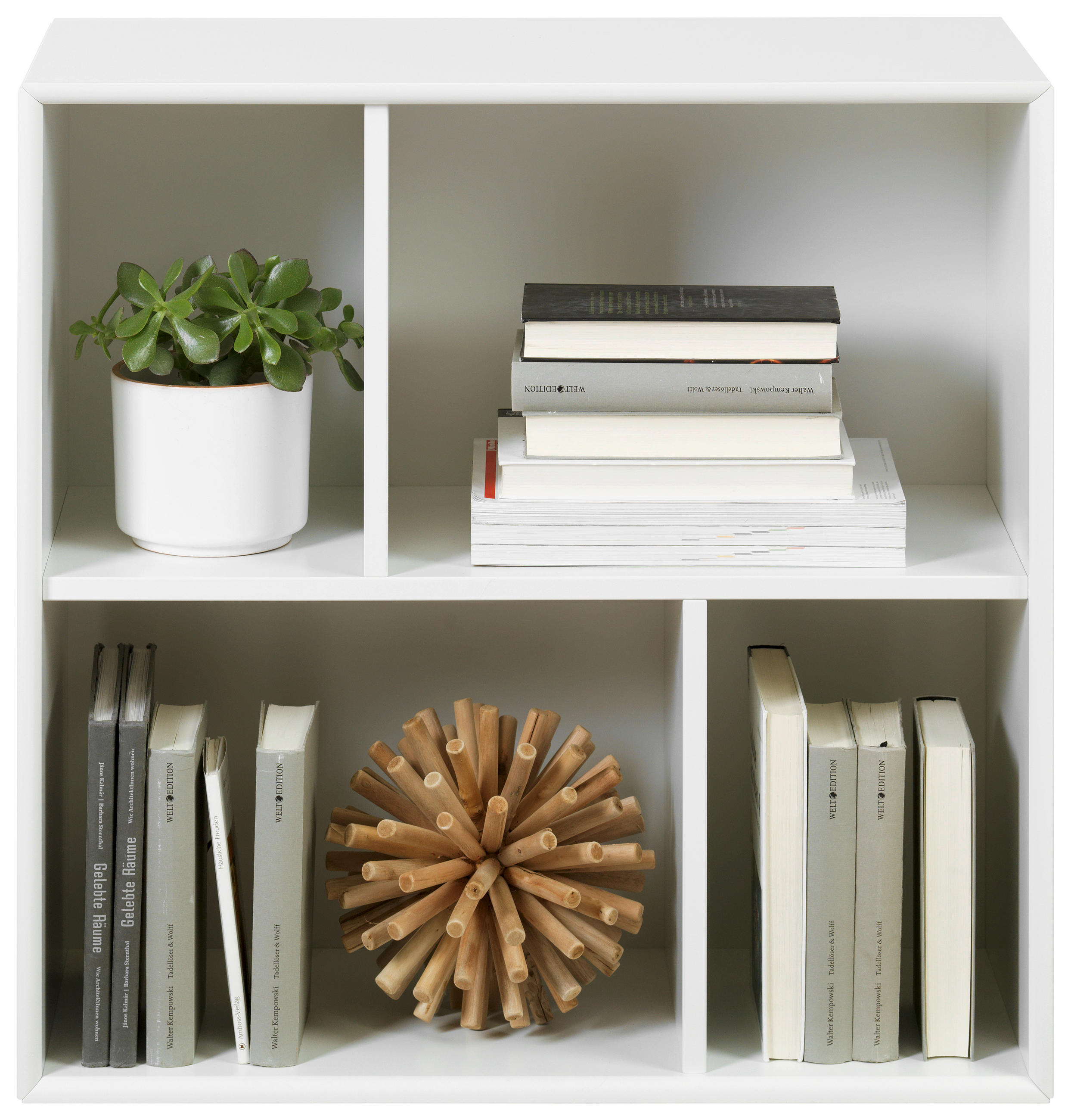 REGAL  70/70/32 cm Weiß  - Weiß, MODERN, Holzwerkstoff (70/70/32cm) - Lomoco
