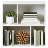 REGAL  70/70/32 cm Weiß  - Weiß, MODERN, Holzwerkstoff (70/70/32cm) - Lomoco