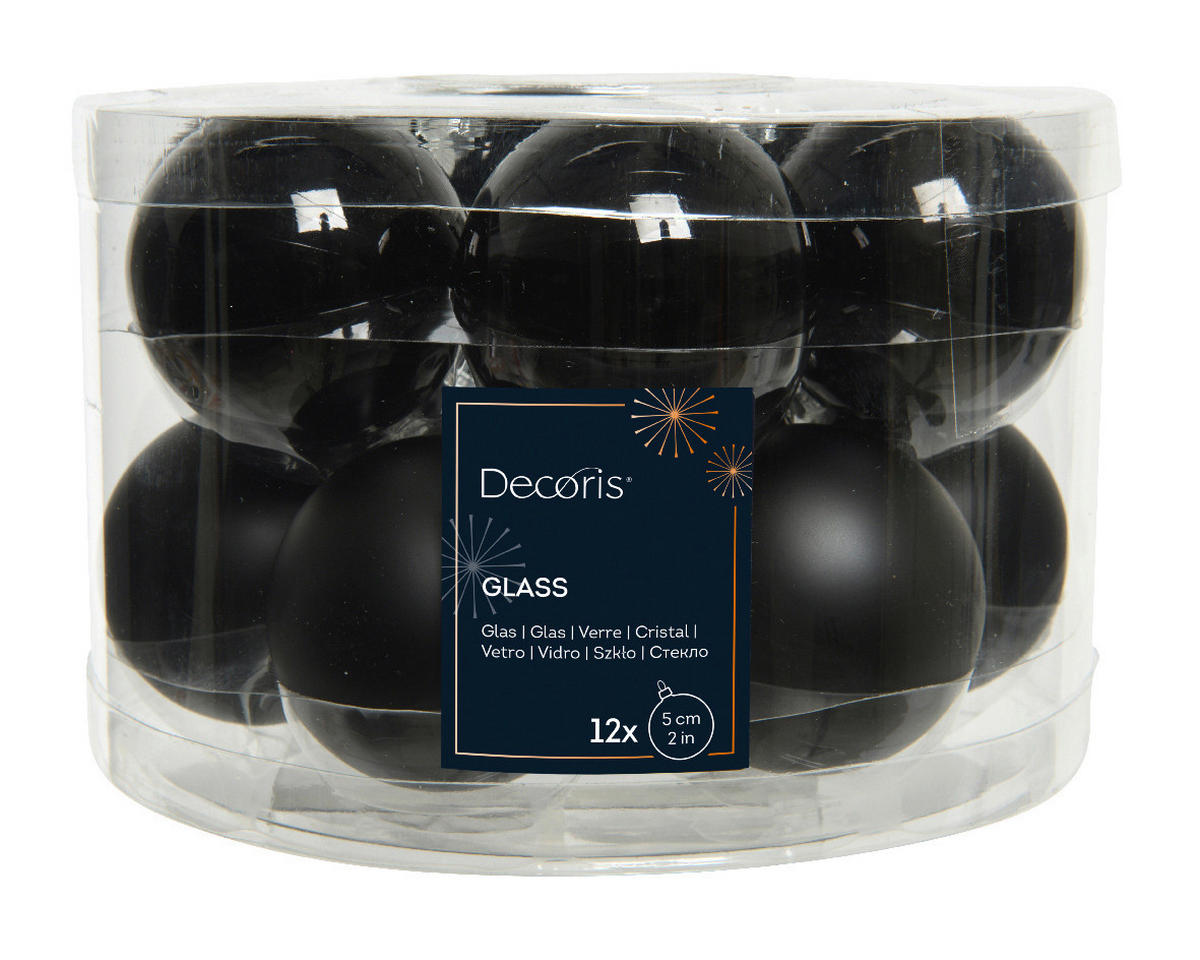 SET DE GLOBURI DE CRĂCIUN - Basics (5,00/5,00/5,00cm)