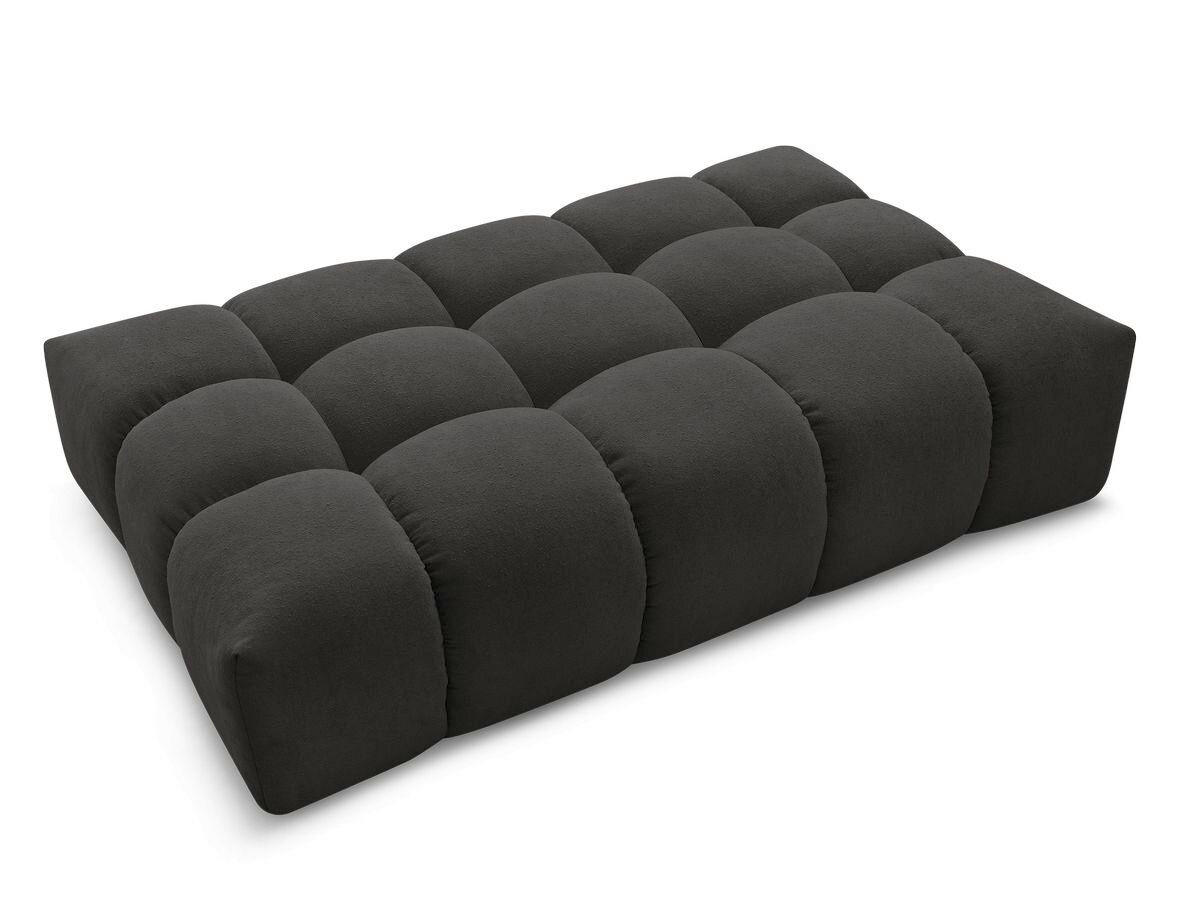 Thumbnail - Hocker Everest, Schwarz, Textil, rechteckig, 166x100x40 cm, Wohnzimmer, Hocker, Sitzhocker