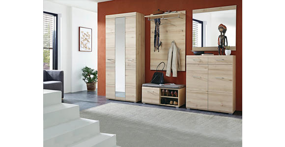 SCHUHSCHRANK 84/104/40 cm - Buchefarben, KONVENTIONELL, Holzwerkstoff (84/104/40cm) - Voleo
