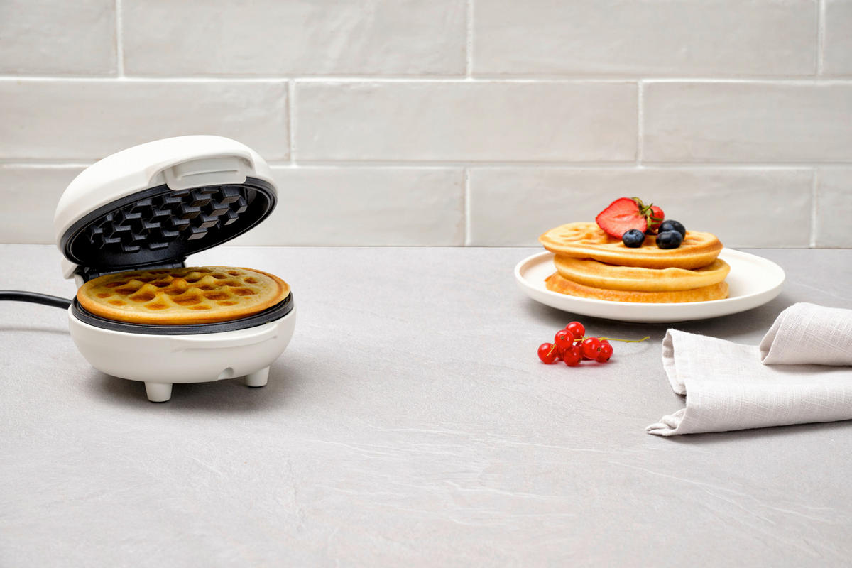 VÅFFELJÄRN  - cremefärgad, Basics, metall/plast (12,9/16,4/8,8cm) - Homeware Profession.