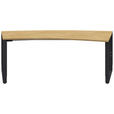 SCHREIBTISCH 200/80-100/68-82 cm  in Anthrazit, Hickory  - Anthrazit/Hickory, Design, Holzwerkstoff/Metall (200/80-100/68-82cm) - Moderano