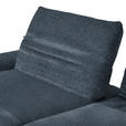 ECKSOFA  in Bouclé Blau  170-195/280 cm  - Blau/Schwarz, Design, Textil/Metall (170-195/280cm) - Dieter Knoll