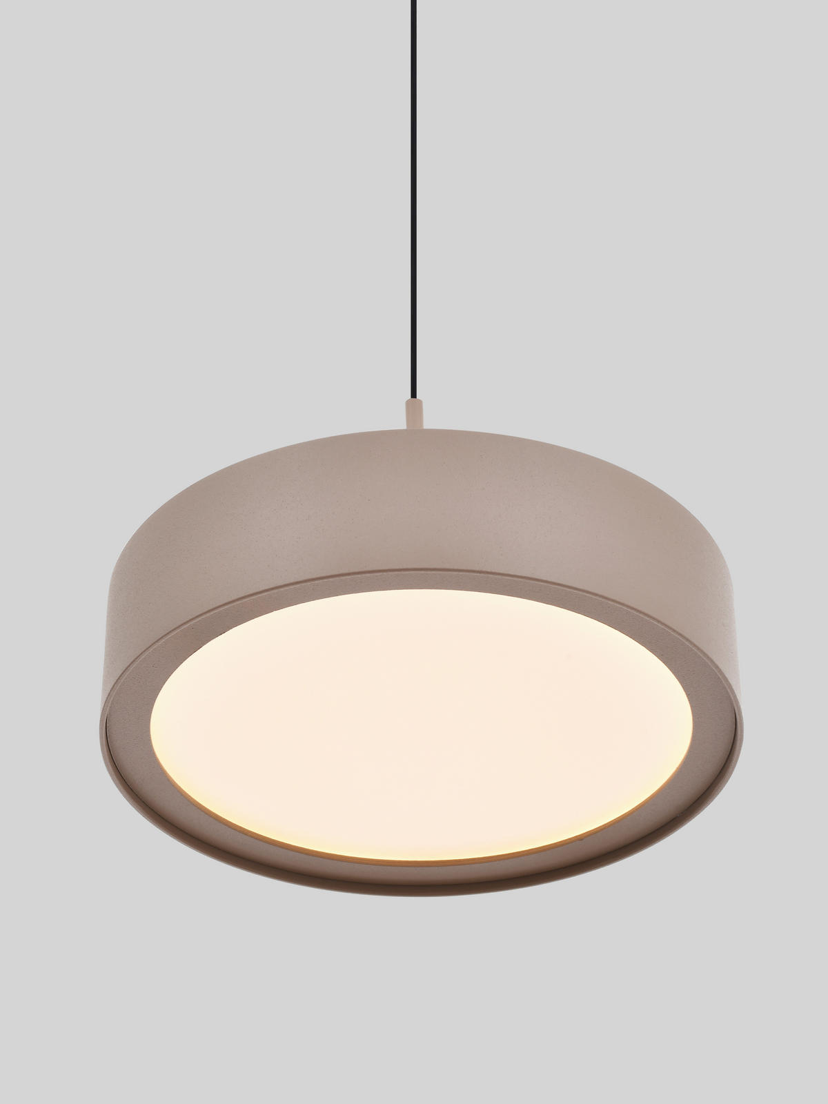 LED-HÄNGELEUCHTE Valensole 17,5/150/17,5 cm  - Sandfarben, Design, Metall (17,5/150/17,5cm)
