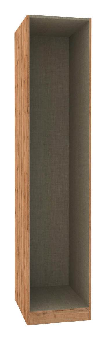 KORPUS ŠATNÍKOVEJ SKRINE, 45,6/210/56,5 cm - dub wotan, Design, kompozitné drevo (45,6/210/56,5cm) - Hom`in