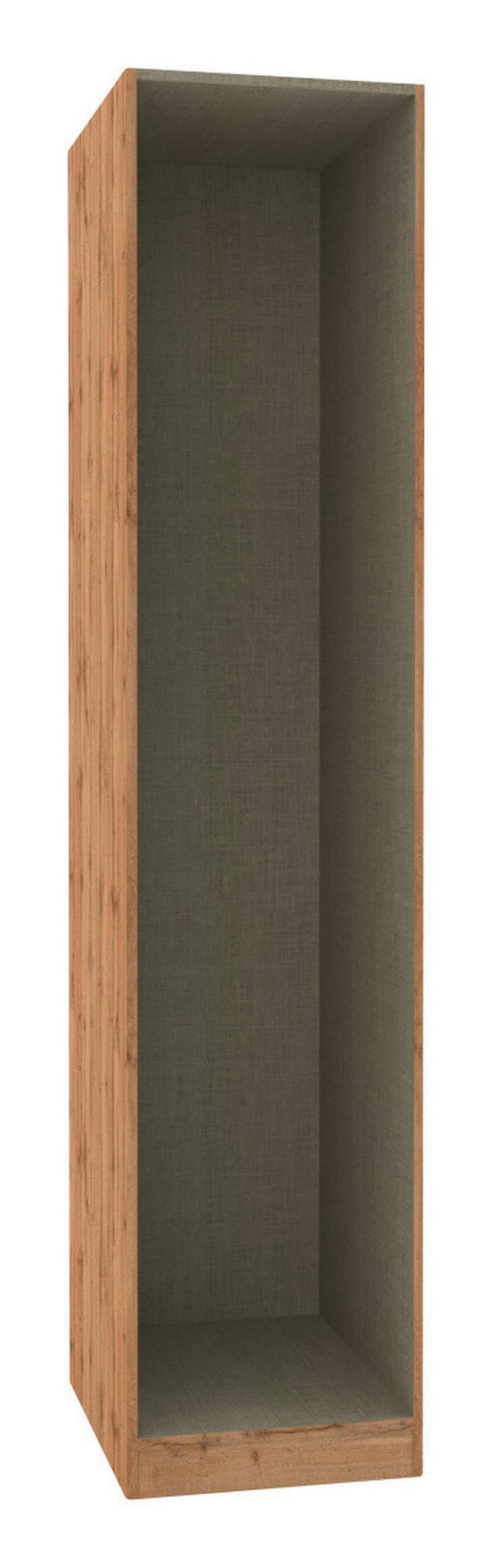 KORPUS ŠATNÍKOVEJ SKRINE, 45,6/210/56,5 cm - dub wotan, Design, kompozitné drevo (45,6/210/56,5cm) - Hom`in