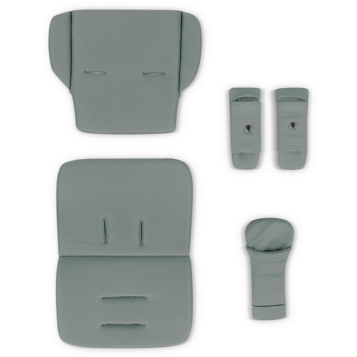 KINDERWAGENEINLAGE - Pastellgrün, Basics, Textil (31,5/27/6,5cm) - ABC Design