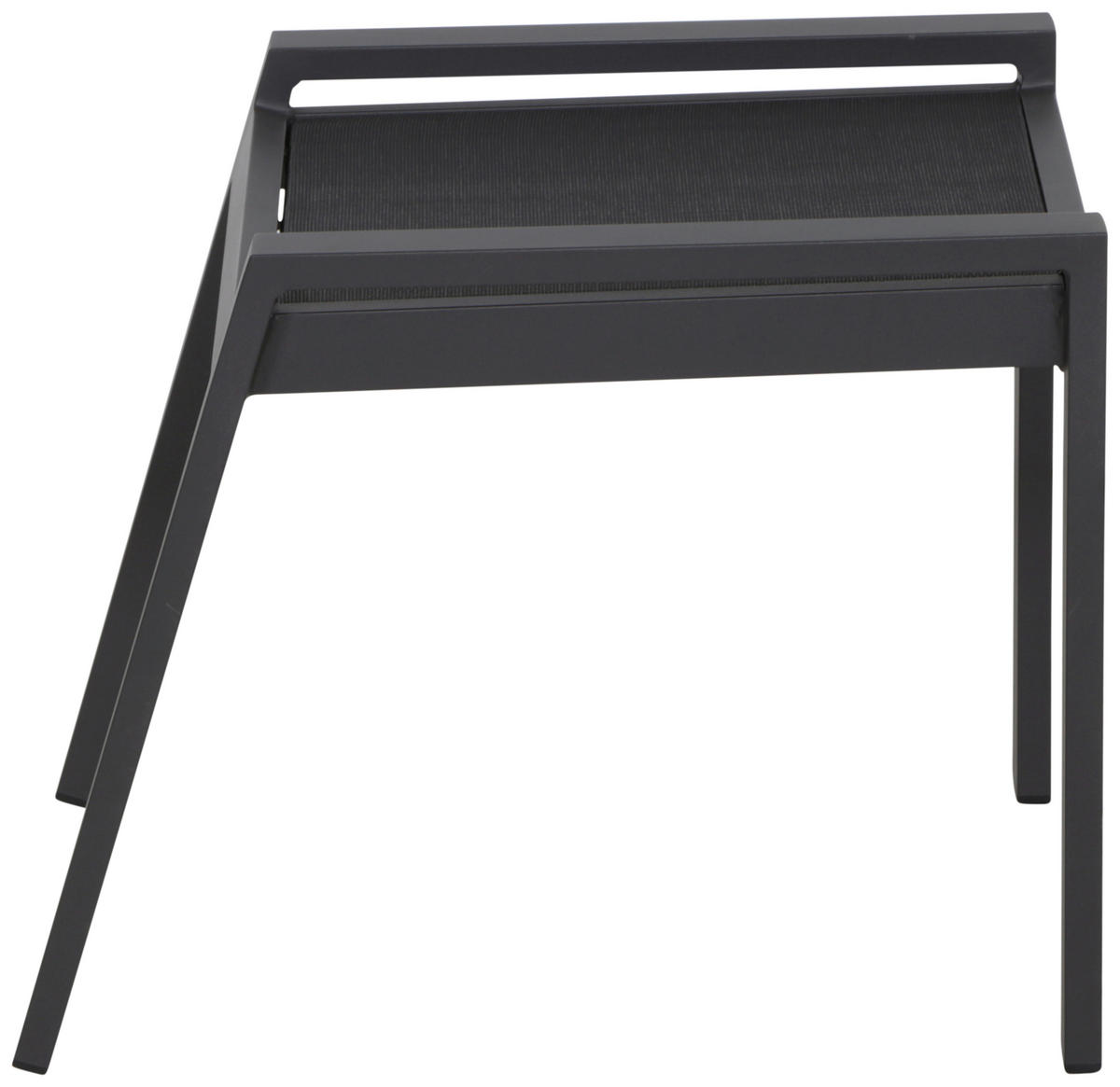 GARTENHOCKER  - Anthrazit, MODERN, Kunststoff/Metall (58/46,5/50cm) - Siena Garden