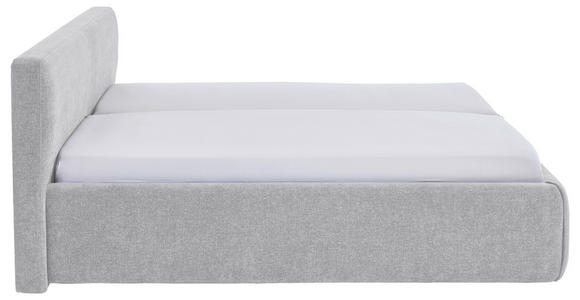 POLSTERBETT 240/200 cm,  in Hellgrau,  - Hellgrau, Design, Textil (240/200cm) - Xora