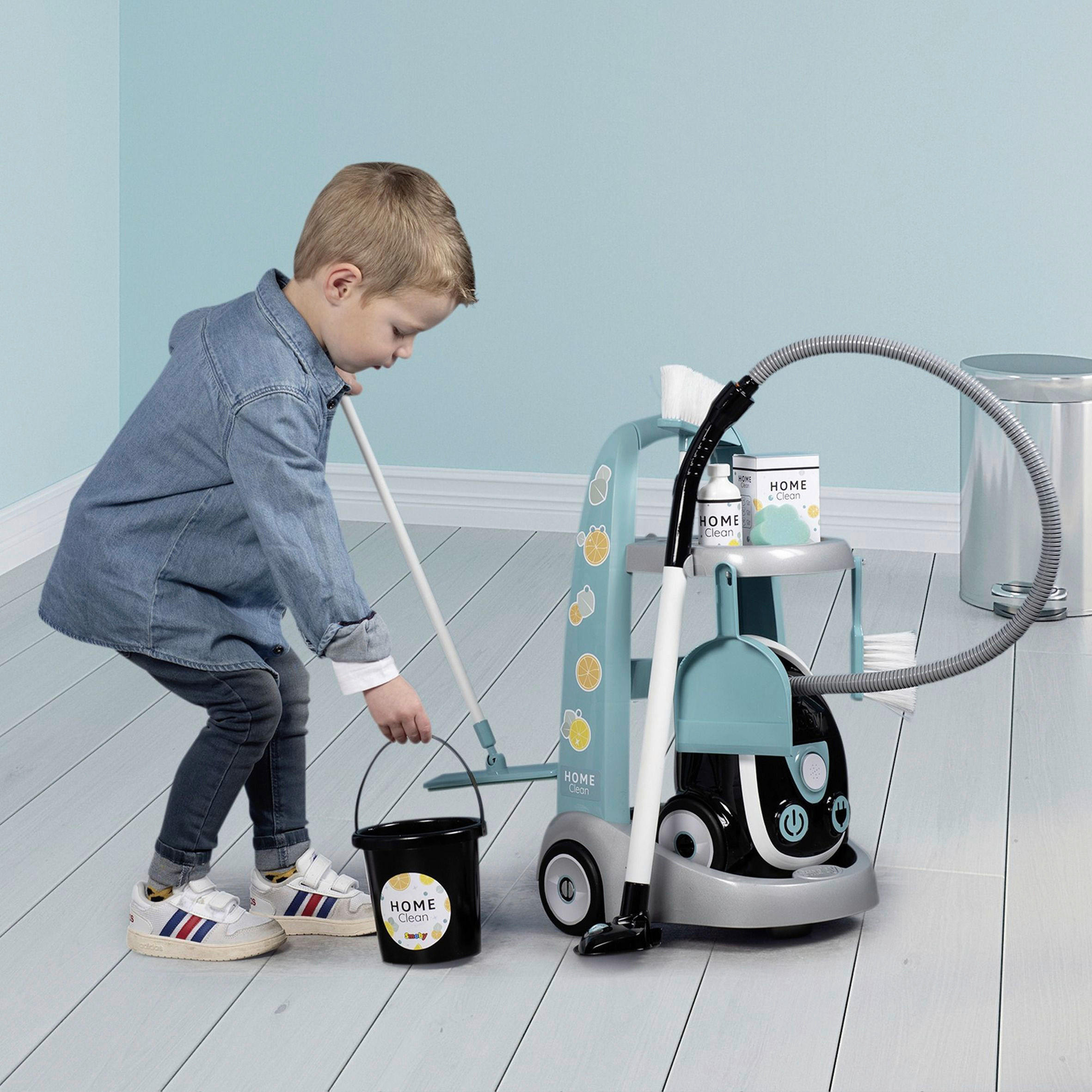 KINDERSTAUBSAUGER - Multicolor, Basics, Kunststoff (19.80/38.90/59.40cm) - SMOBY