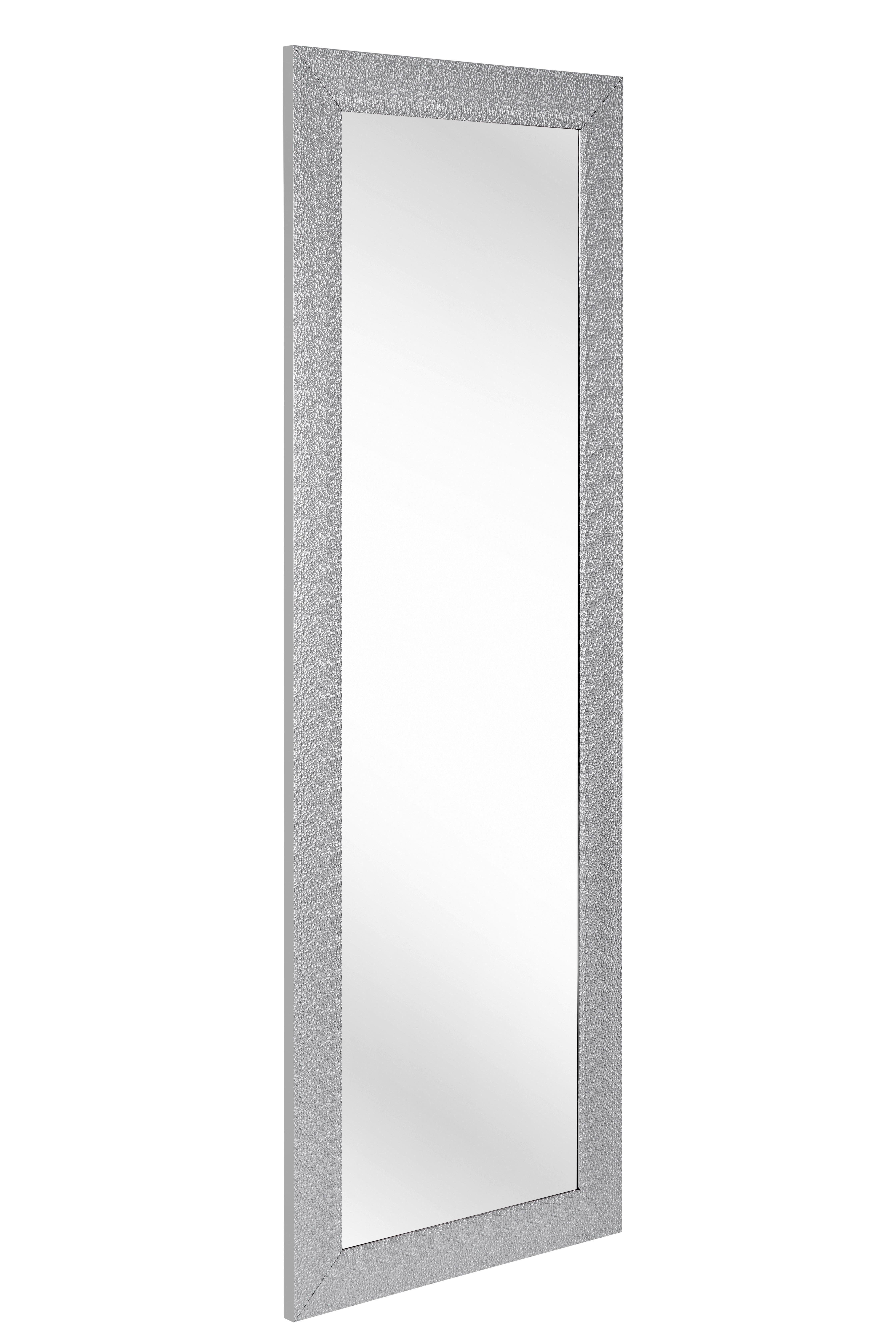 STENSKO OGLEDALO, 50/150/2 cm steklo  - srebrne barve, Trendi, umetna masa/steklo (50/150/2cm) - Carryhome