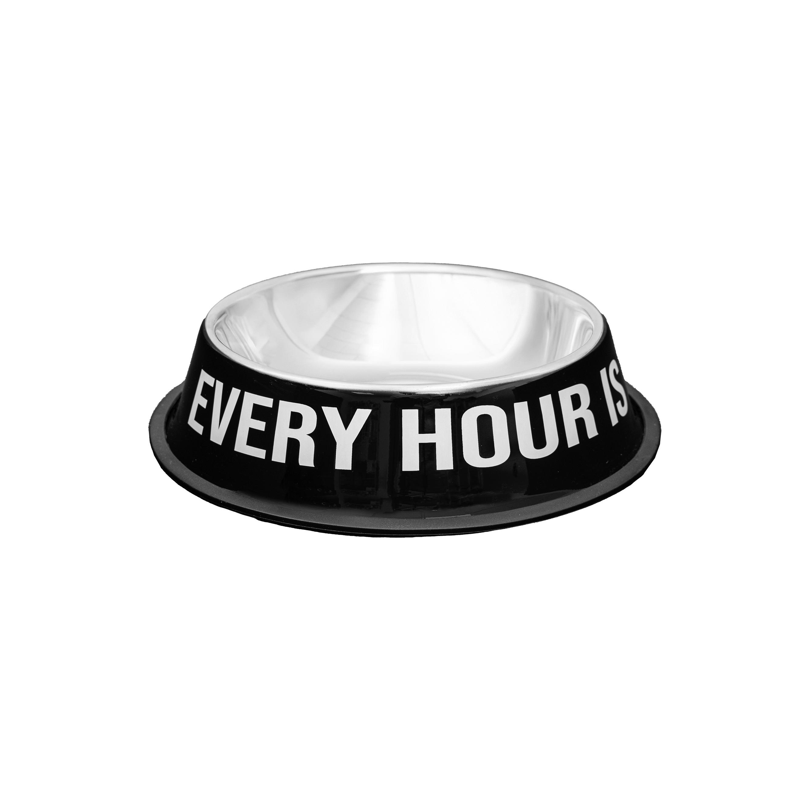 TIERSET  - Seidengrau/Schwarz, Trend, Metall (24/24/6cm)