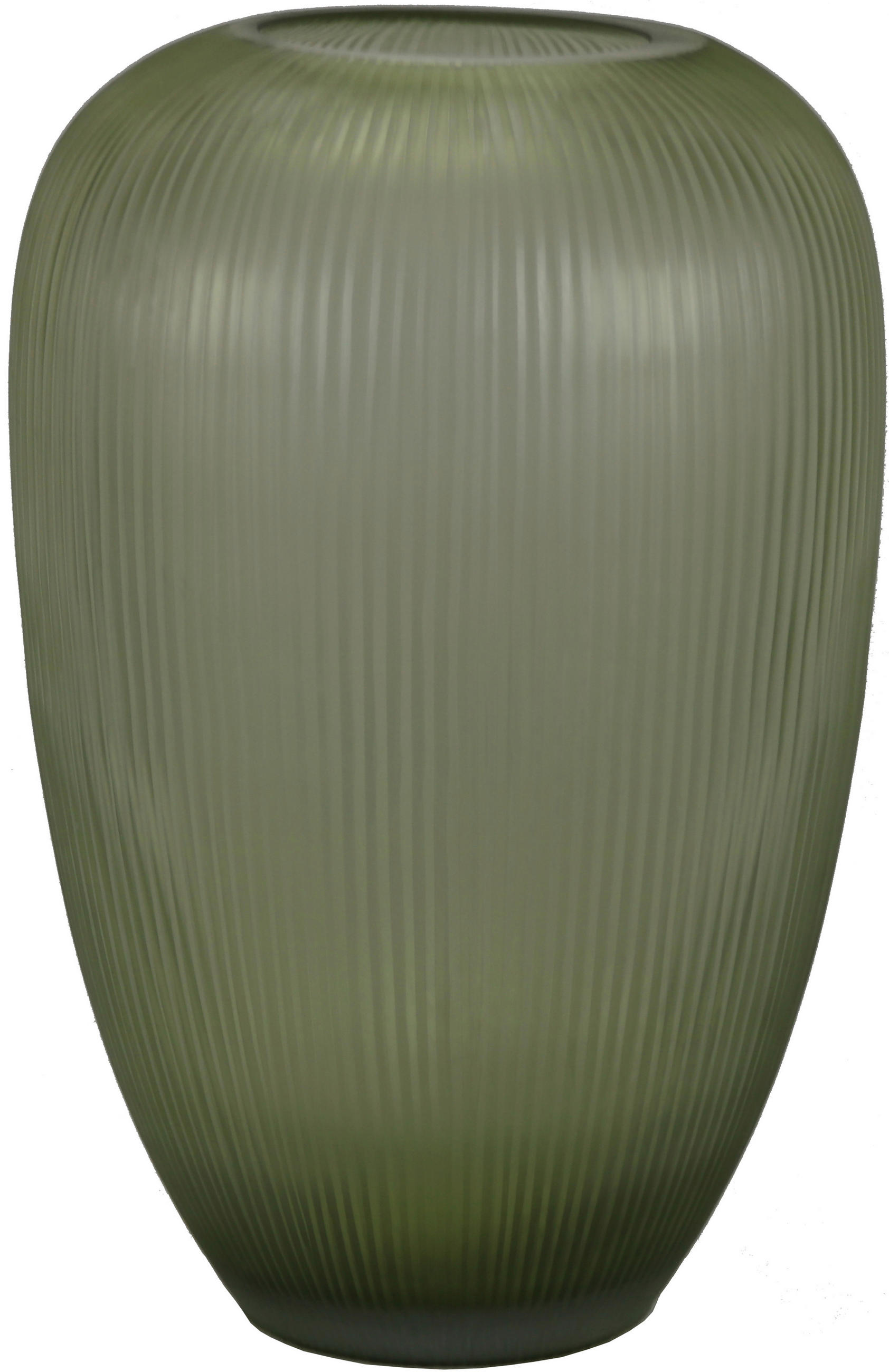 VÁZA, sklo, 45.5 cm - zelená, Design, sklo (30/45,5cm) - Ambia Home