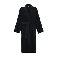 BADEMANTEL XS Unisex  - Schwarz, Basics, Textil (XSnull) - Moeve