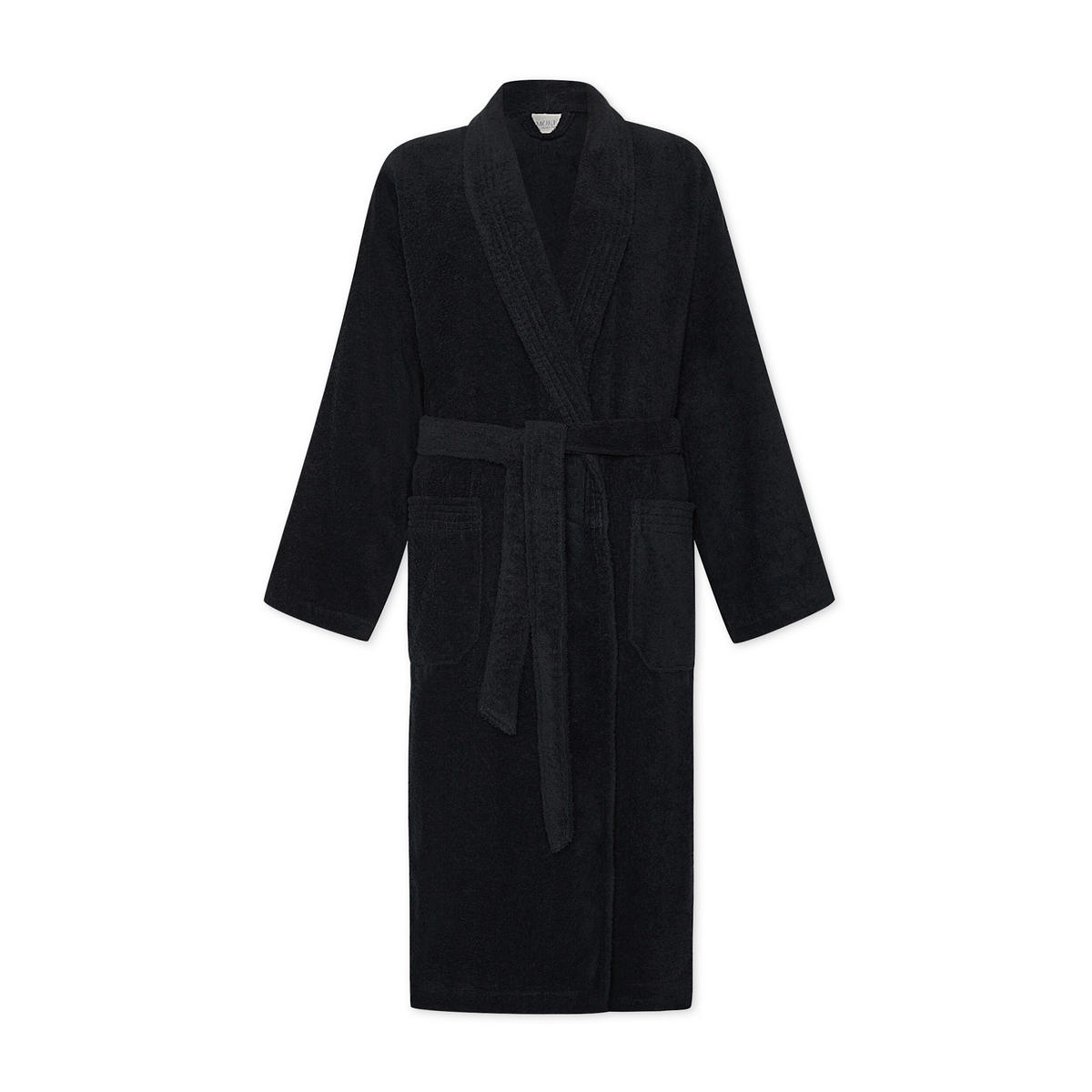 BADEMANTEL XS Unisex  - Schwarz, Basics, Textil (XSnull) - Moeve